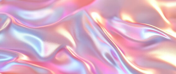 A modern 3D computer generated illustration incorporating curves and particles to create an abstract linear artwork that looks like waves