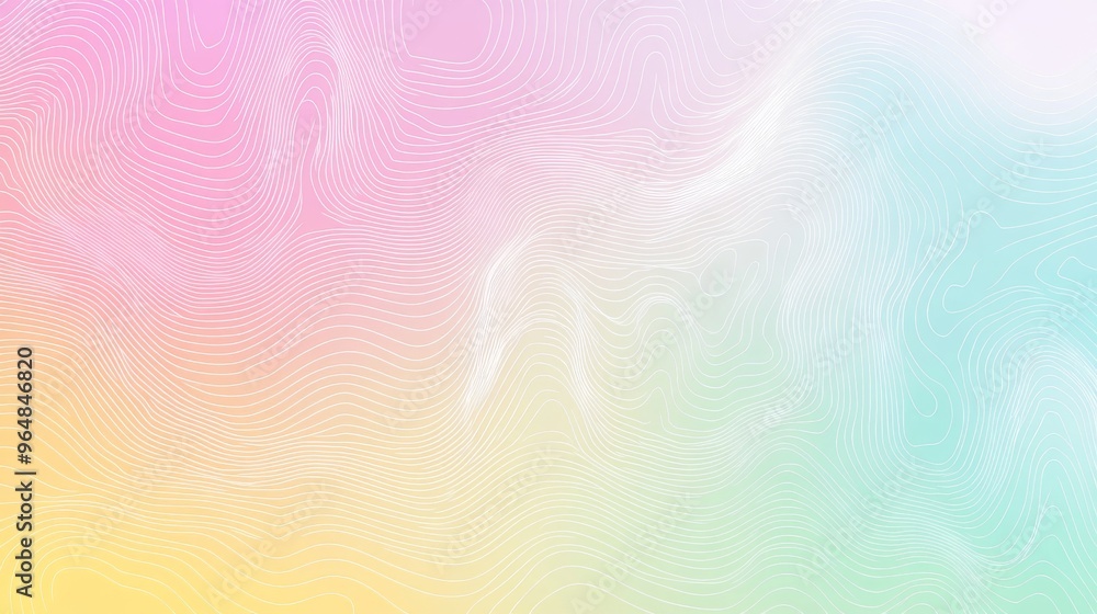 Poster line art illustration featuring a simple bulging pattern that can be used as a background image