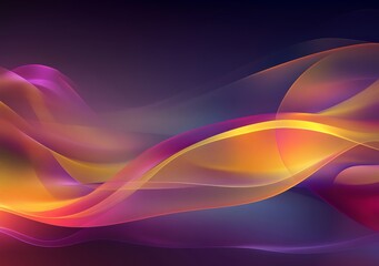Naklejka premium For presentations and digital backgrounds, a vibrant line art illustration featuring a modern abstract design with colorful smooth lines and a futuristic aesthetic