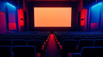 Fototapeta premium interior of a cinema