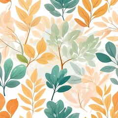 Abstract pattern soft sunlight tree leaves casting gentle on a white background, set of Tropical leaves collection on white background, leaves pattern