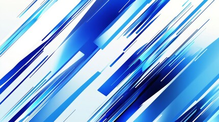 The illustration features a simple white and blue striped technology background with diagonal lines that form cubes, perfect for banners, web designs and covers