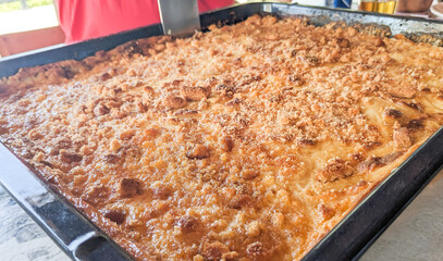 Moussaka recipe, typical and famous food from Greece, Europe