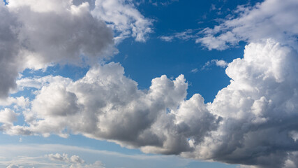 Fototapeta premium cumulus clouds in blue sky