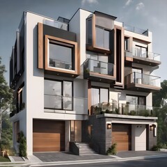 modern apartment house