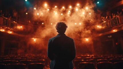 Fototapeta premium Actor on Stage