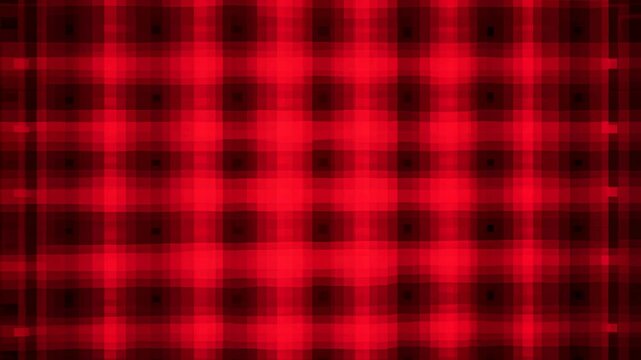 Abstract red plaid square pattern motion picture background. Technological grid, futuristic connection system stock footage. Dark red technology circuit board concept.