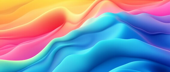 Obraz premium Colorful line art illustration with an abstract background