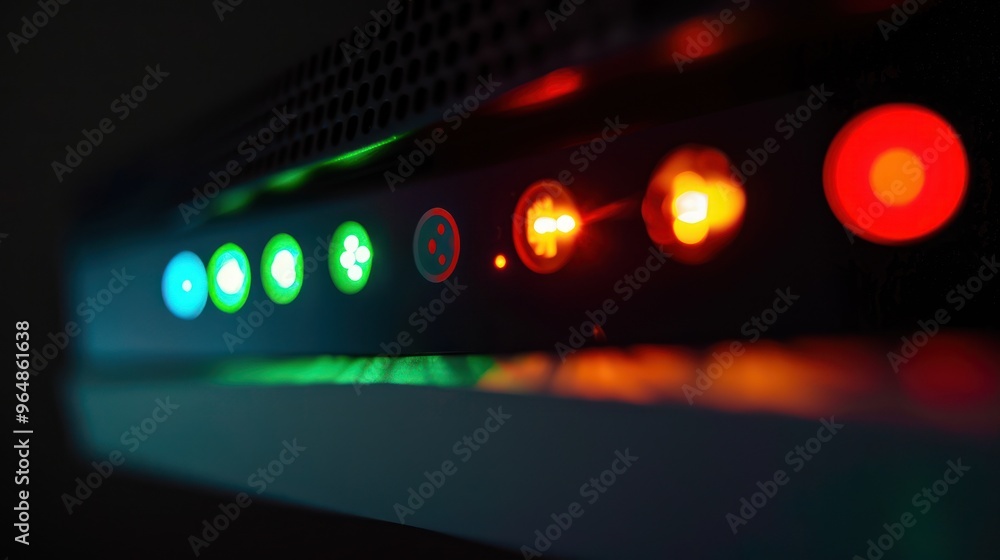 Poster Server Status Lights in the Dark