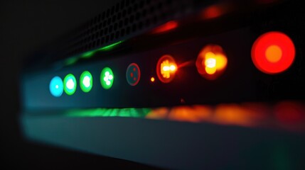 Server Status Lights in the Dark