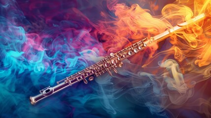 Flute background --