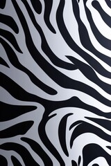 This line art illustration features a black and white striped background