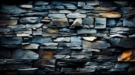 A wall made of stone with a stone background and a stone wall, brick wall, background, texture
