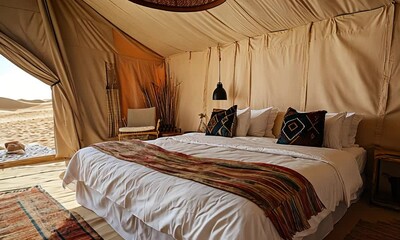 Luxury Desert Tent Glamping in Morocco