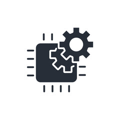 electronic engineering icon. vector.Editable stroke.linear style sign for use web design,logo.Symbol illustration.