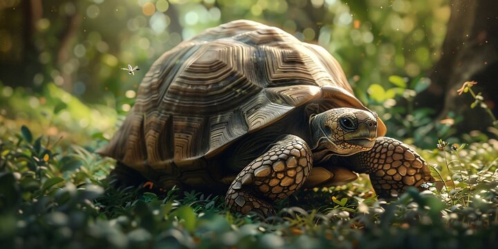 Tortoise Anatomy Photo, Tortoise Texture Detail, Close-Up Tortoise Pictures
