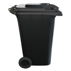 trash can on transparent background