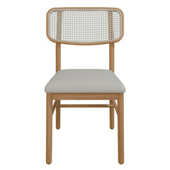 Netro Rattan Chair on Transparent Background