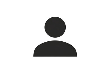 A simple, minimalist icon representing a user profile or avatar. The icon features a silhouette of a person with short hair in grayscale.