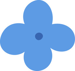 Flower Head Hand Drawn