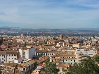 Naklejka premium 오래된 건축물 파란하늘 역사