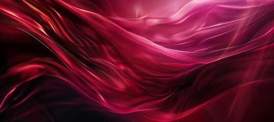 Red and Black Color Flow on an Abstract Backdrop