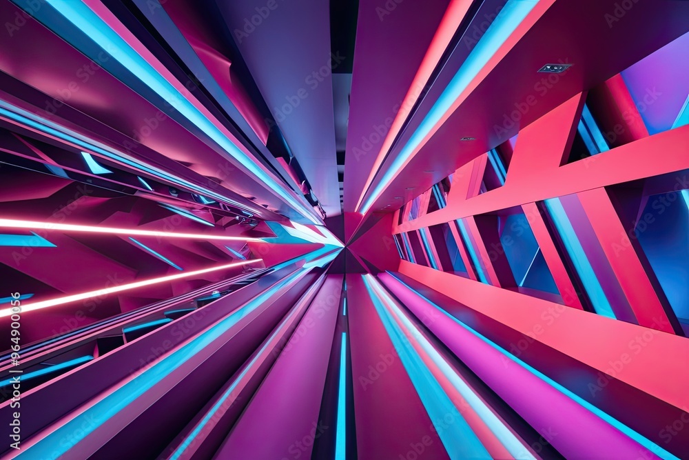 Poster dynamic 3d background with striking angular patterns and engaging visual effects