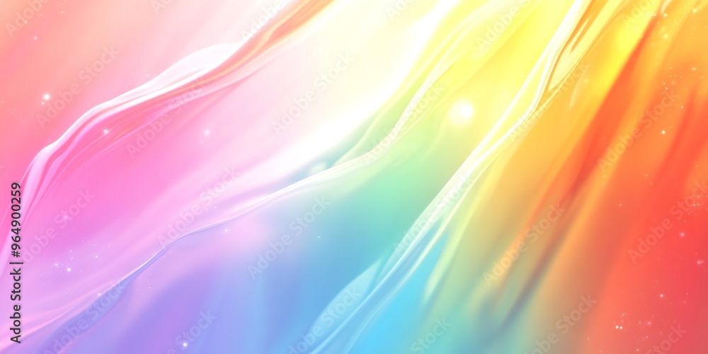 Poster abstract colorful background with soft light and glow.