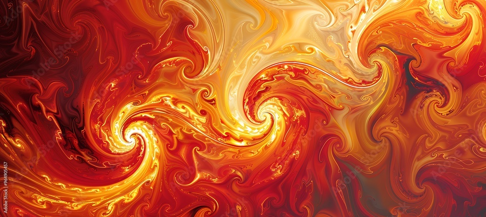 Poster dynamic orange-red gradient abstract backdrop