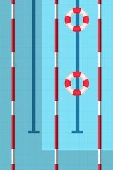 Summer swimming pool background