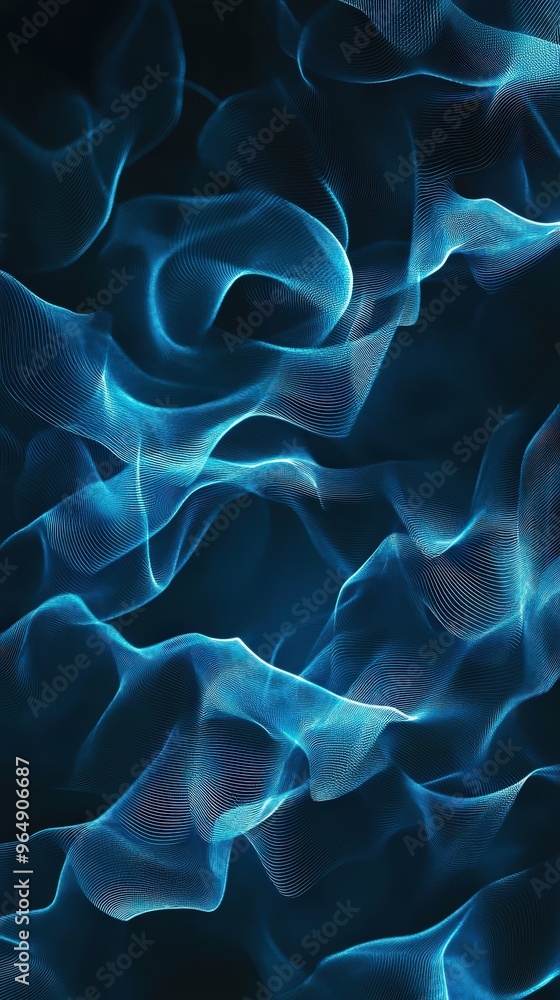 Aufkleber modern abstract design with flowing gradient lines for background or graphic art.