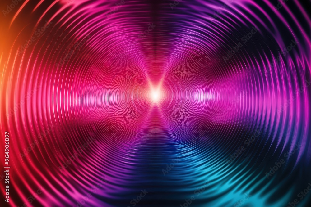 Poster vibrant multicolored abstract background with radiating patterns for creative design.