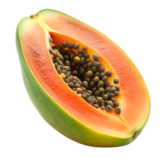papaya  isolated on transparent background png
