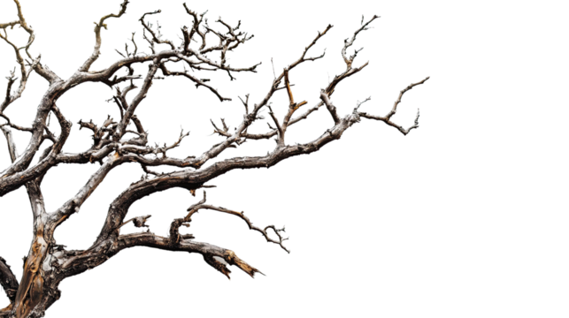 bare tree branches transparent background