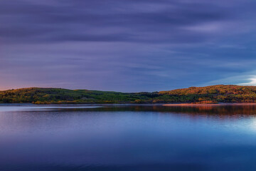 Panorama Of Ghost Lake At Dawn