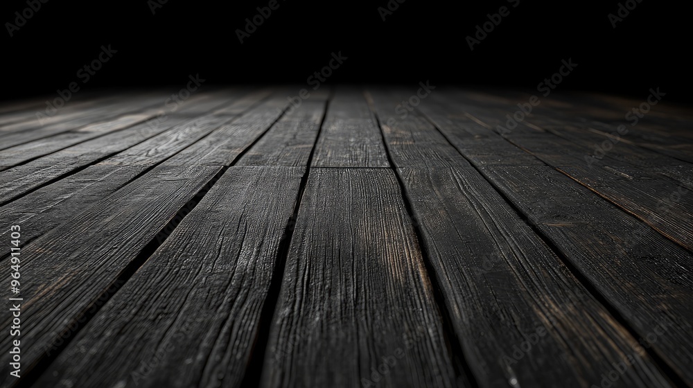 Poster dark wooden floor background. perfect for showcasing products, creating rustic scenes, or adding tex