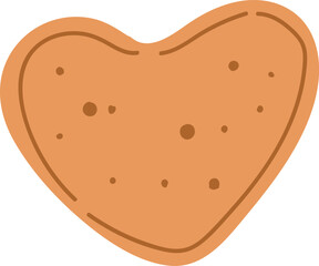 Heart Gingerbread Cookie