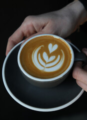 Latte coffee