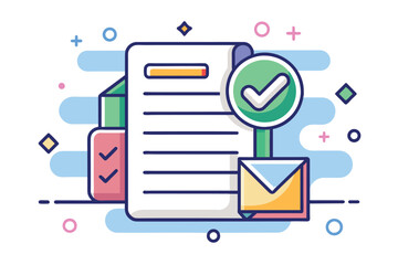 A checklist with completed tasks and colorful stationary items on a desk representing organization and productivity during a study session