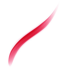 Abstract fluid red wavy line