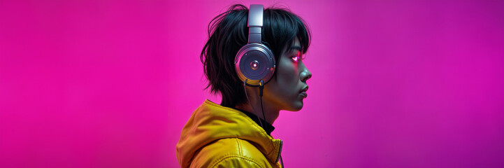 music musician dj profile face artist headphone