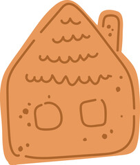 House Gingerbread Cookie