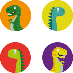 Obraz premium colorful dinosaur