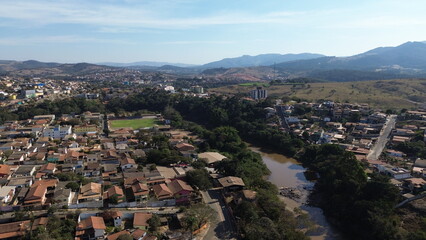 Foto Aerea de Brumadinho MG - Rio Paraopeba
