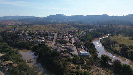 Foto Aerea de Brumadinho MG - Rio Paraopeba