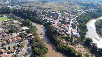 Foto Aerea de Brumadinho MG - Rio Paraopeba