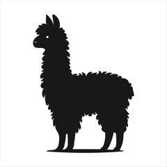 illustration of a llama © graphics art 