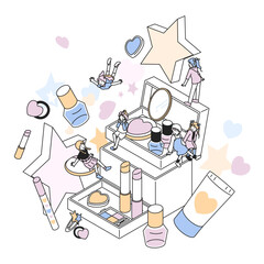 小学生メイク