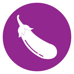 eggplant icon logo design
