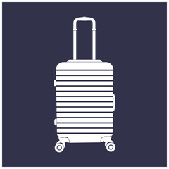 suitcase icon simple design